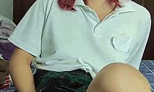 Mexican Student Sends Me Her Hot Masturbation Clip