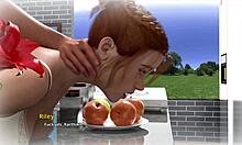 karthik fucking riley in dream with blowjob and footjob