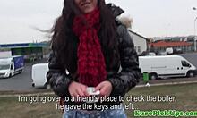 European Girl Next Door Strips Nude For Cash In Public Reality POV