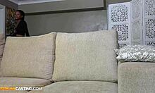 Black Amateur Babe's First Deepthroat and Fucking on Camera by Big White Cock