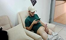 i find my horny stepson masturbating and help him with a deepthroat blowjob and creampie