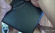 i saw this beautiful czech nympho get tempted in the hypermarket and screwed in pov