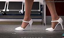 redhead and brunette teens roleplay rockstar goodbye scene