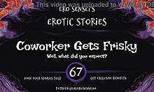 Coworker Shares Frisky Erotic Audio For Intense Orgasm