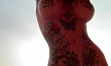 dancing naked in sauna with milf tits 😍