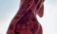 dancing naked in sauna with milf tits 😍