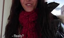 European Girl Next Door Strips Nude For Cash In Public Reality POV