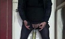 Shy Amateur Crossdresser Performs Bisexual Acts for Watching Audience