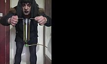 Shy Amateur Crossdresser Performs Bisexual Acts for Watching Audience