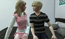 in this hentai, the virgin stepsister loses her virginity to her stepbrother in a hardcore anal scene