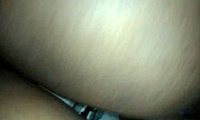 Hitting Shay's tight ebony pussy from behind doggystyle