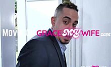 Nia nacci, shy pastor's wife, tries a monster cock for the first time