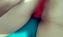 Did you see me rub cock on her pussy and ass? She orgasmed before I came inside.