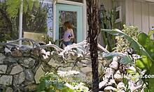 Madi Collins joins two MILFs in lesbian sex