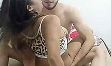 Surprised by stepbrother's big cock penetration.