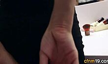 real amateur getting a facial cumshot