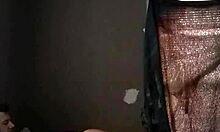 Horny wife sucks and rides her husband's fat cock bent over