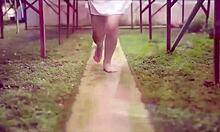 Girl In Stockings Uniform Performs In Comic