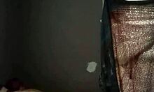 Horny wife sucks and rides her husband's fat cock bent over