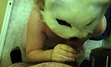 Quick closet sex with spanking and creampie