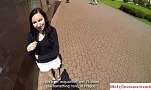 out-of-town gal, you getting fucked outside with a facial?