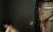 Horny wife sucks and rides her husband's fat cock bent over