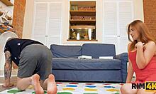 Rim4k Twister Game Distracts Girl