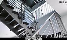 New foster teen accepts affection from new parents