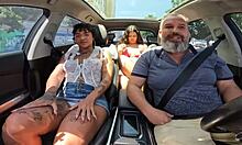 Brunette Larissa Giulia, 18, Shows Giant Ass on Copacabana Streets