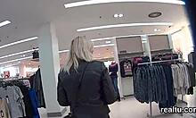 czech teen seduced at hypermarket for pov banging 😍