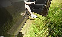 Young Babe in Fetish Roleplay with Cuckold Couple