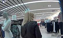 czech teen seduced at hypermarket for pov banging 😍
