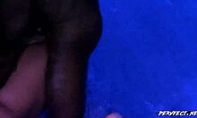 wild chick gets roughly banged in pool