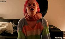 Beautiful doggystyle sex with my girlfriend, bent over for assfucking