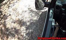 OMG, this petite 18yo got stranded and roughfucked hard! 😱