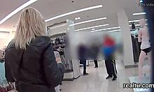 czech teen seduced at hypermarket for pov banging 😍