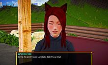 Redhead MILF asks, 'Want my big ass in this hentai game?'