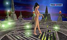 Curious about steamy 3D cartoon poses with Indian babe?