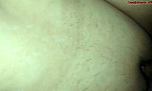 Stepsister In Shorts Without Panties On Sofa Takes Cum In Big Pussy Orgasm Creampie