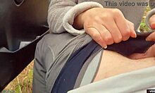 Blowjob Milf From Highway Gets Cum On Face