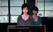 Redhead MILF asks, 'Want my big ass in this hentai game?'