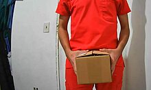 Surprise Package Brings Monster Cock to My Latina Ass.