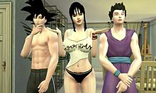 mom gets anal fucked by sons in kitchen all day