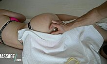 i gave a vacuum massage to this hot booty ass - european amateur babe, it was so sexy.