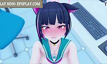 anyone else obsessed with kyouyama kazusa from blue archive? she’s so cute!