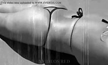 My wife shows off on Brazilian beaches with amateur outdoor fun