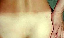 hot brunette rides and receives a creampie in her tight ass during close-up action.