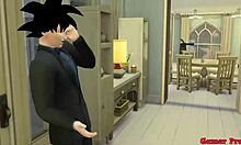 mom gets anal fucked by sons in kitchen all day