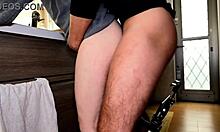 Japanese housewife Mai in her 30s enjoys creampie sex in homemade video