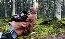 Get lost in wonderlands with deepthroat and swallow